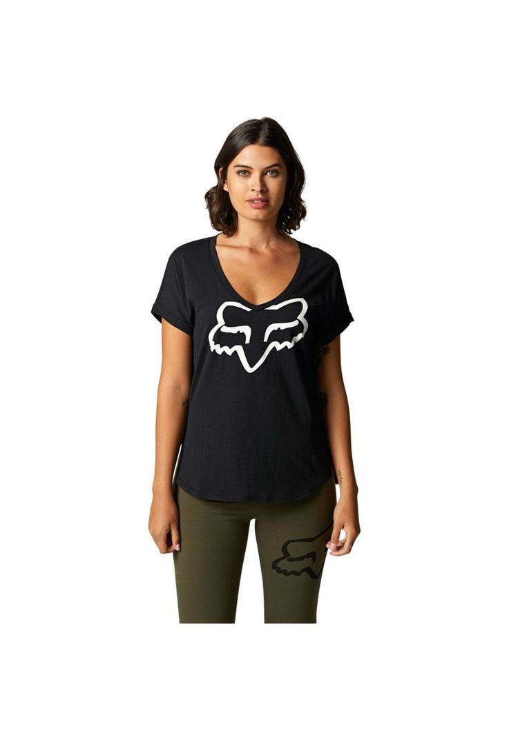 Polera Lifestyle Mujer Boundary Negro Fox-0