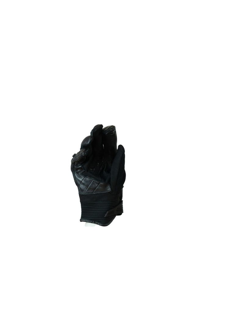 Guantes Moto Calle Leather III Negro/Amarillo KMZ-1