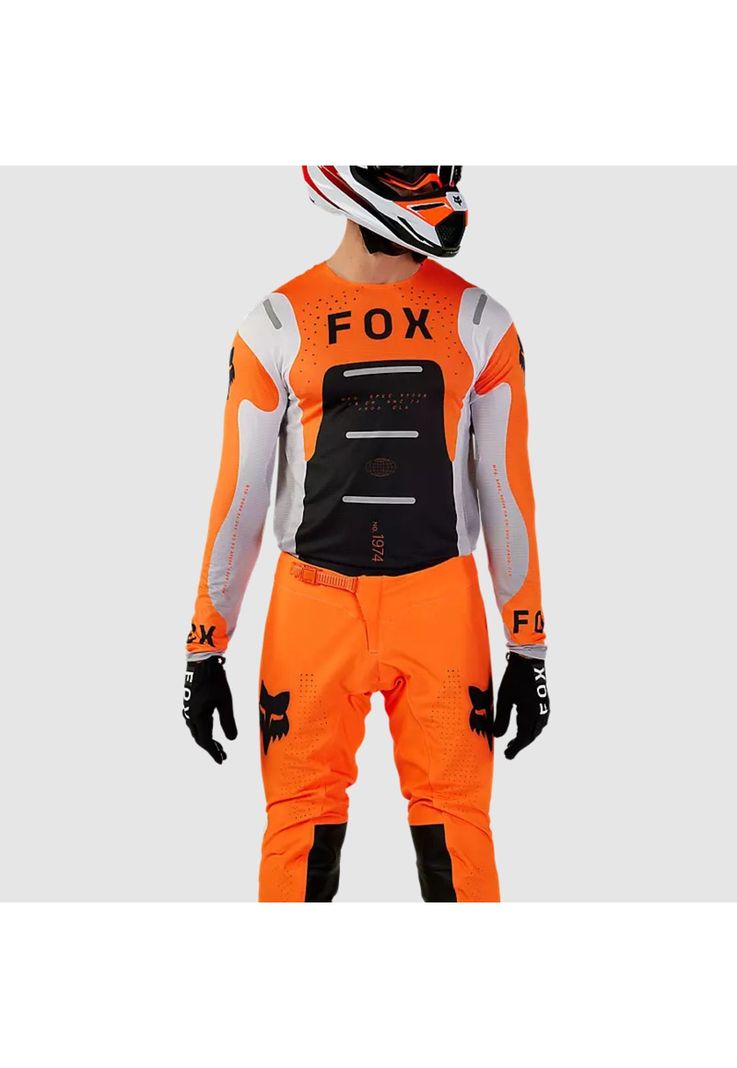 Polera Moto Flexair Magnetic Naranjo Fox-1