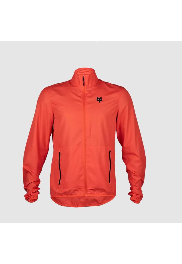 Chaqueta Cortavientos Bicicleta Ranger Naranjo Fox-0