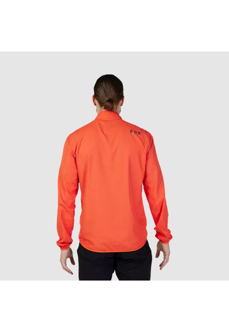 Chaqueta Cortavientos Bicicleta Ranger Naranjo Fox-2