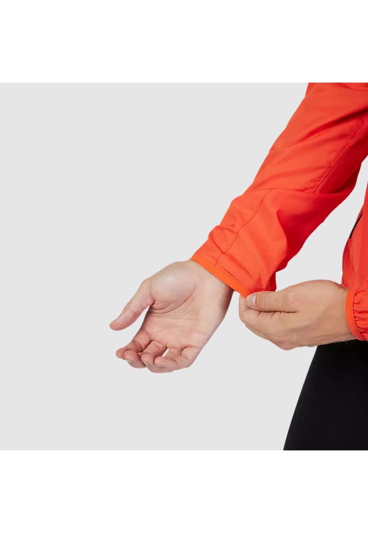 Chaqueta Cortavientos Bicicleta Ranger Naranjo Fox-6
