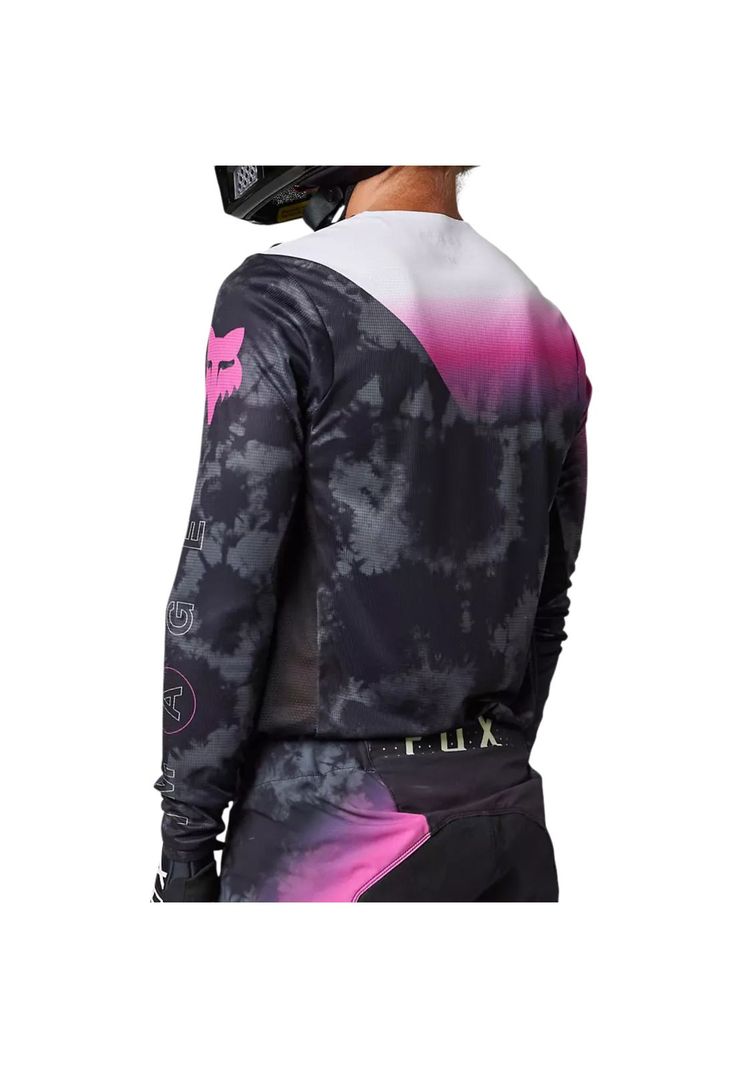 Polera Moto Flexair Detonate Negro Fox-2
