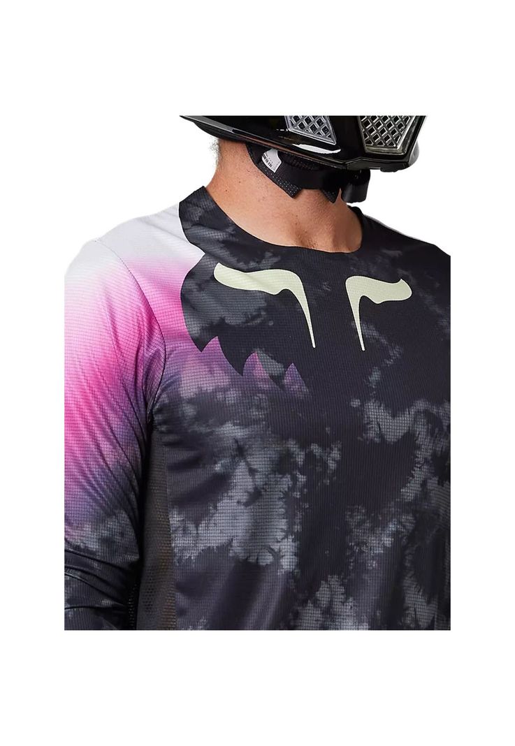 Polera Moto Flexair Detonate Negro Fox-5