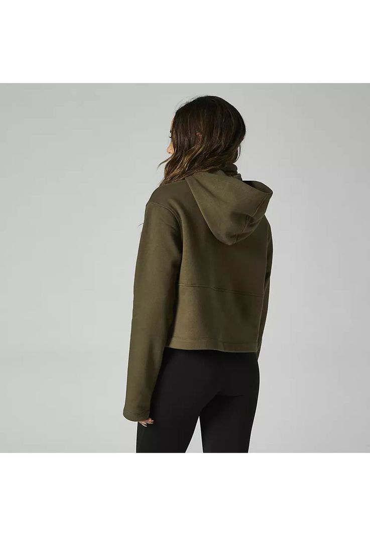 Poleron Lifestyle Mujer Calibrated DWR Verde Fox-1