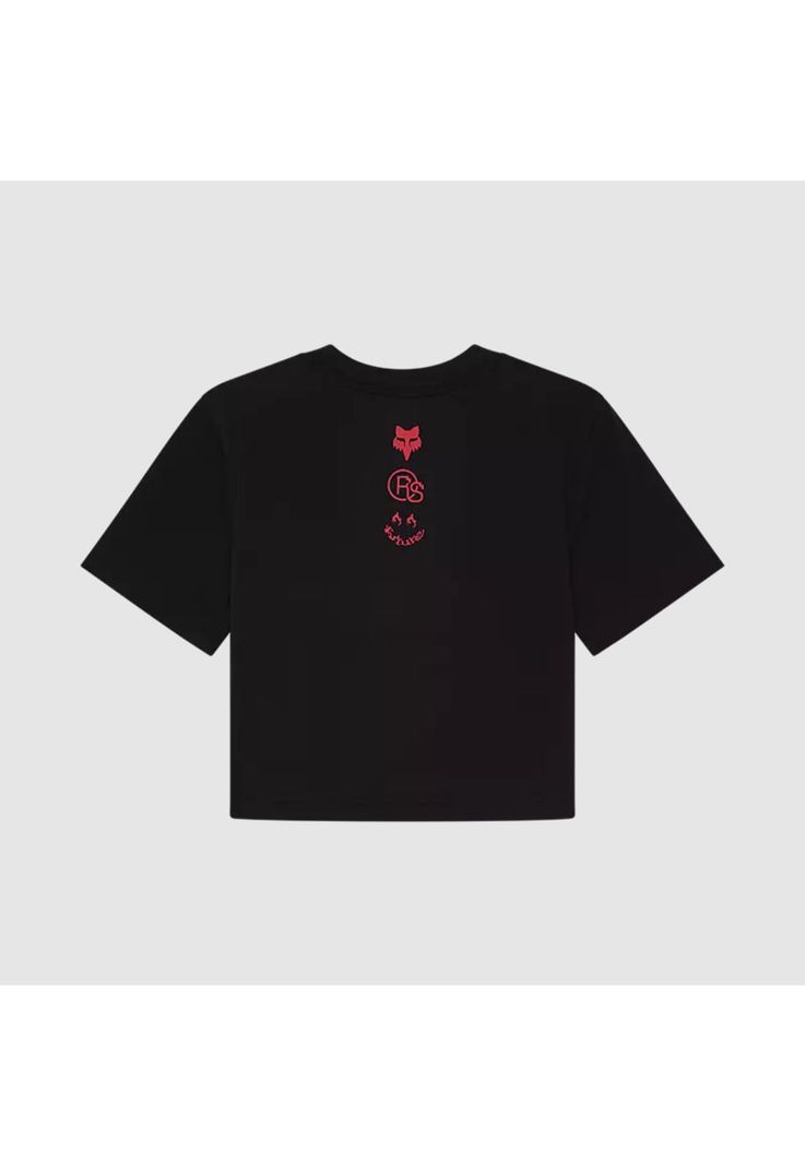 Polera Lifestyle Mujer Fox x Honda Negro Fox-1