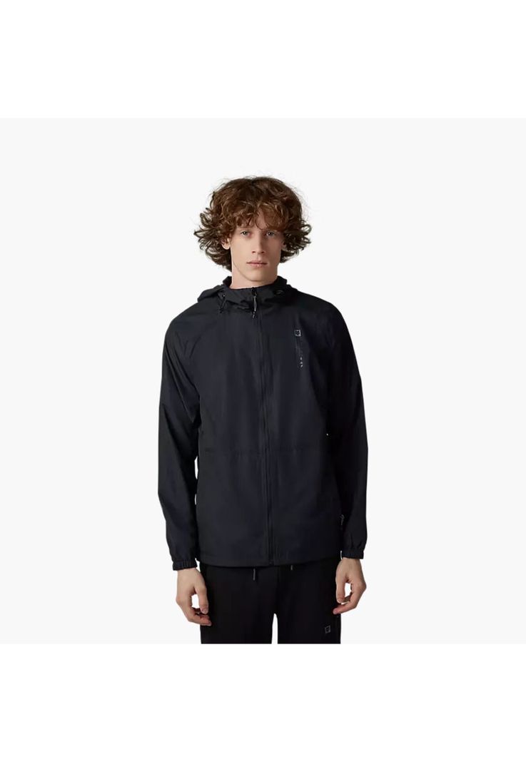 Chaqueta Lifestyle Cortavientos Base Over Negro Fox-0