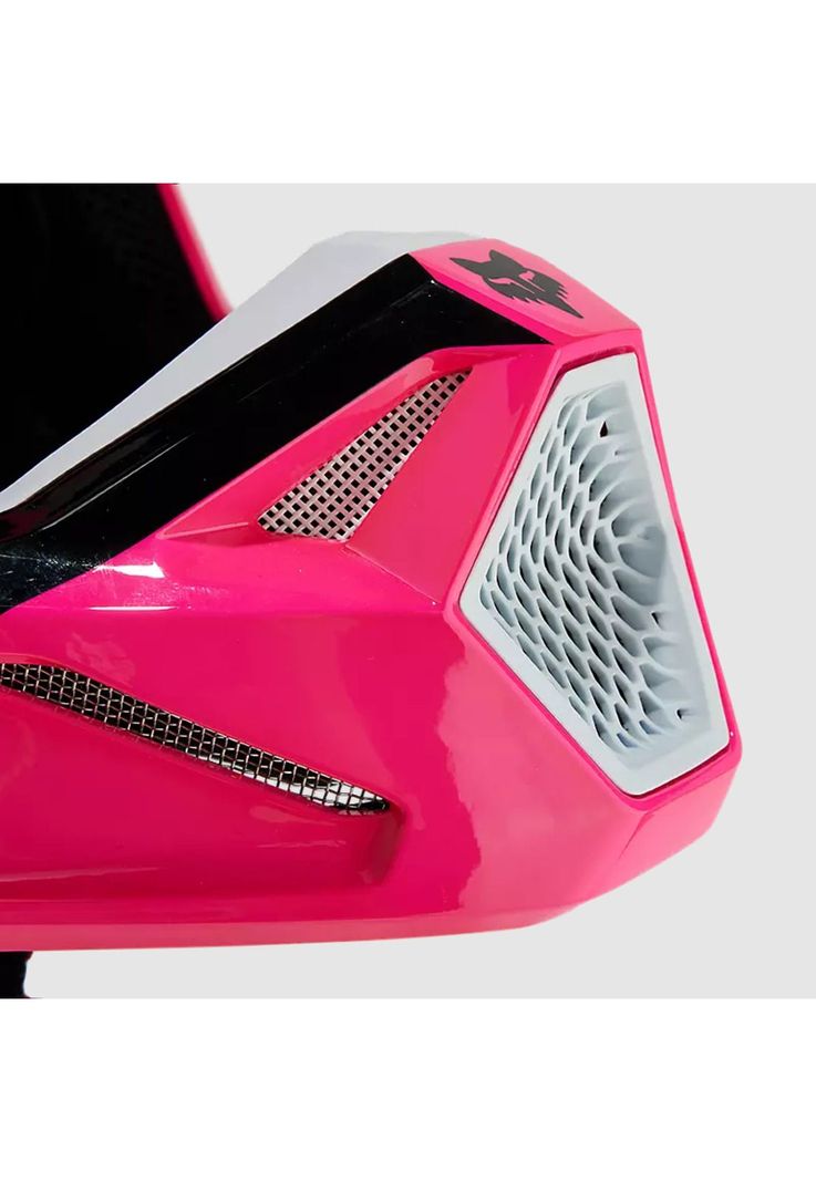 Casco Moto V1 Nitro Rosado Fox-7