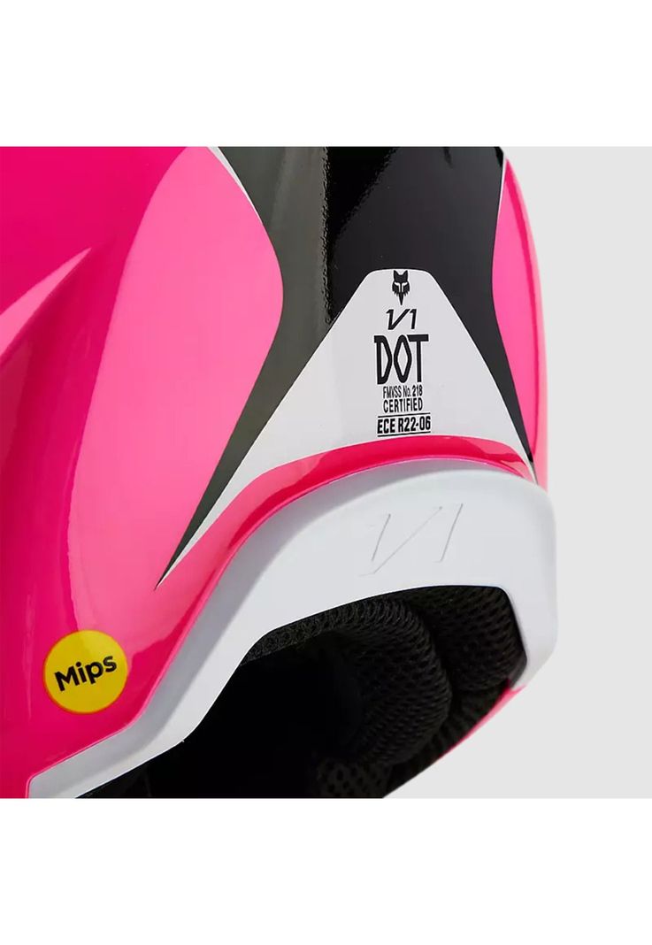 Casco Moto V1 Nitro Rosado Fox-8