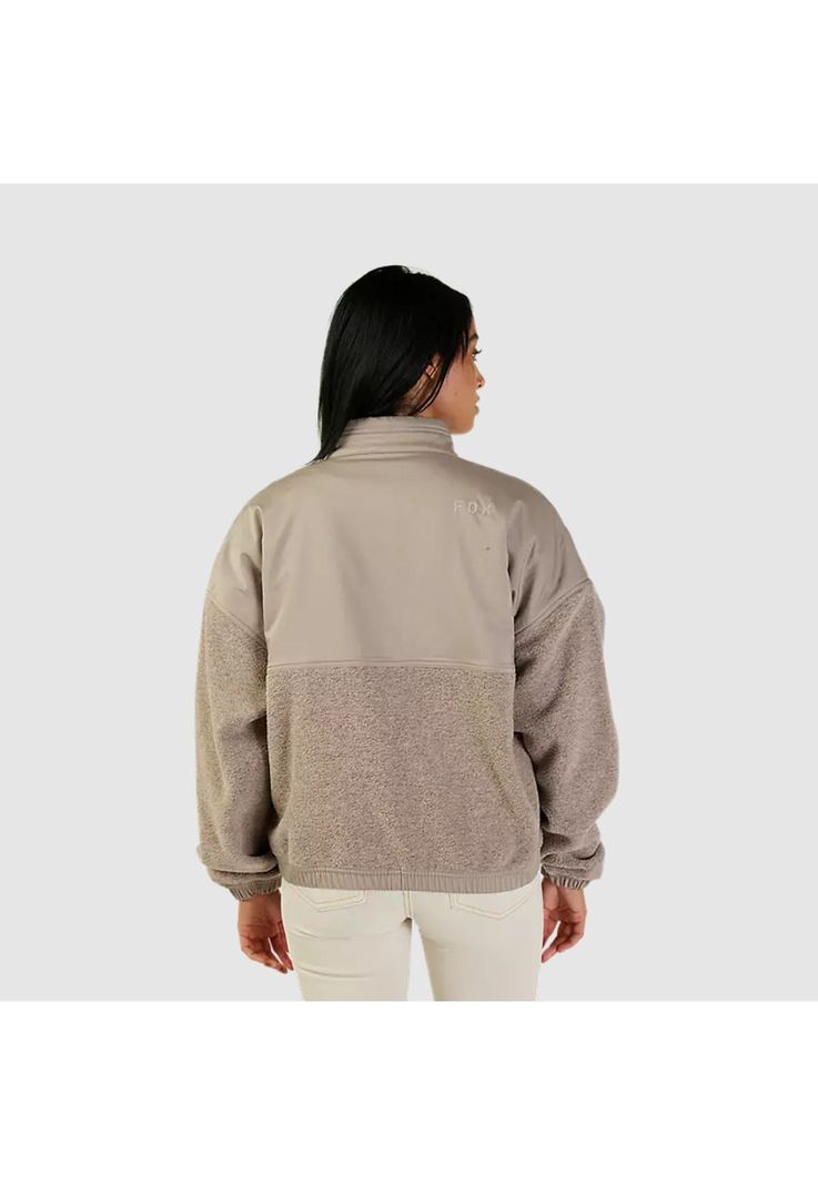 Chaqueta Lifestyle Mujer Survivalist Sherpa Beige Fox-2