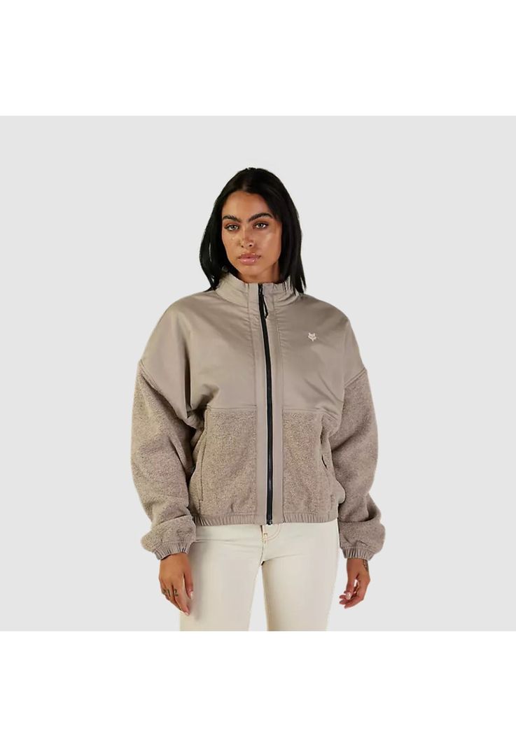 Chaqueta Lifestyle Mujer Survivalist Sherpa Beige Fox-3