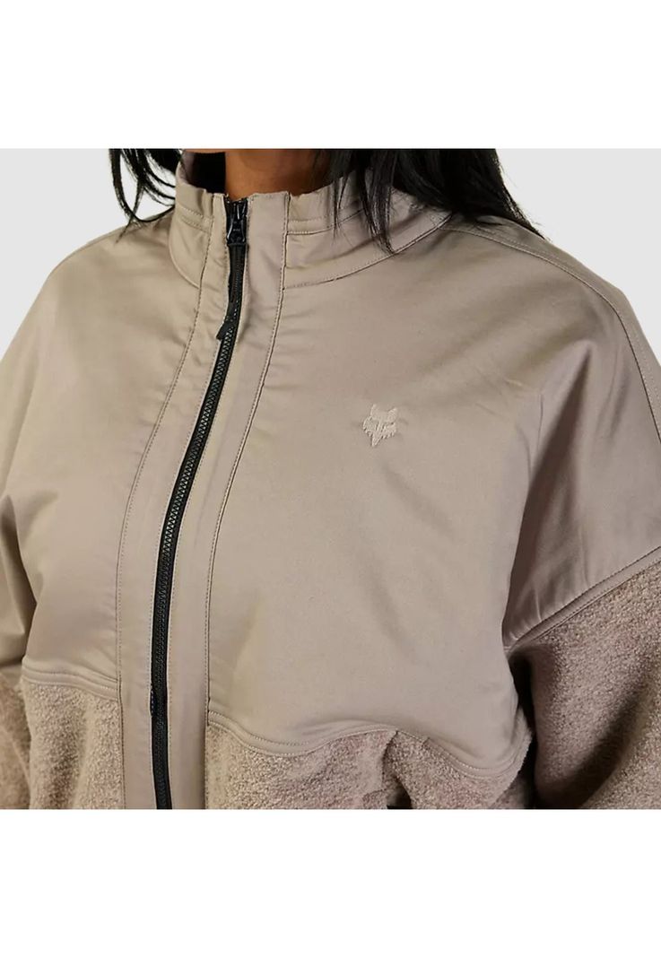 Chaqueta Lifestyle Mujer Survivalist Sherpa Beige Fox-5