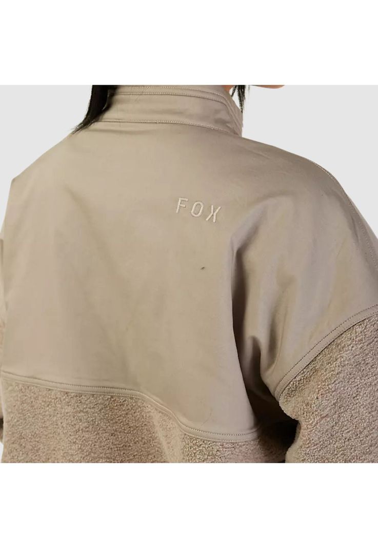 Chaqueta Lifestyle Mujer Survivalist Sherpa Beige Fox-6