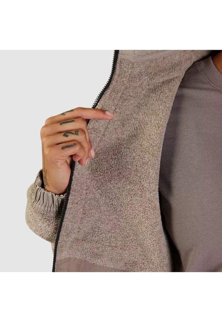 Chaqueta Lifestyle Mujer Survivalist Sherpa Beige Fox-7