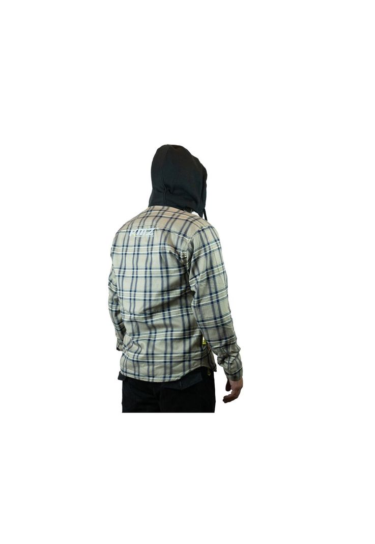 Chaqueta Moto Calle Men Flannel II Beige KMZ-1