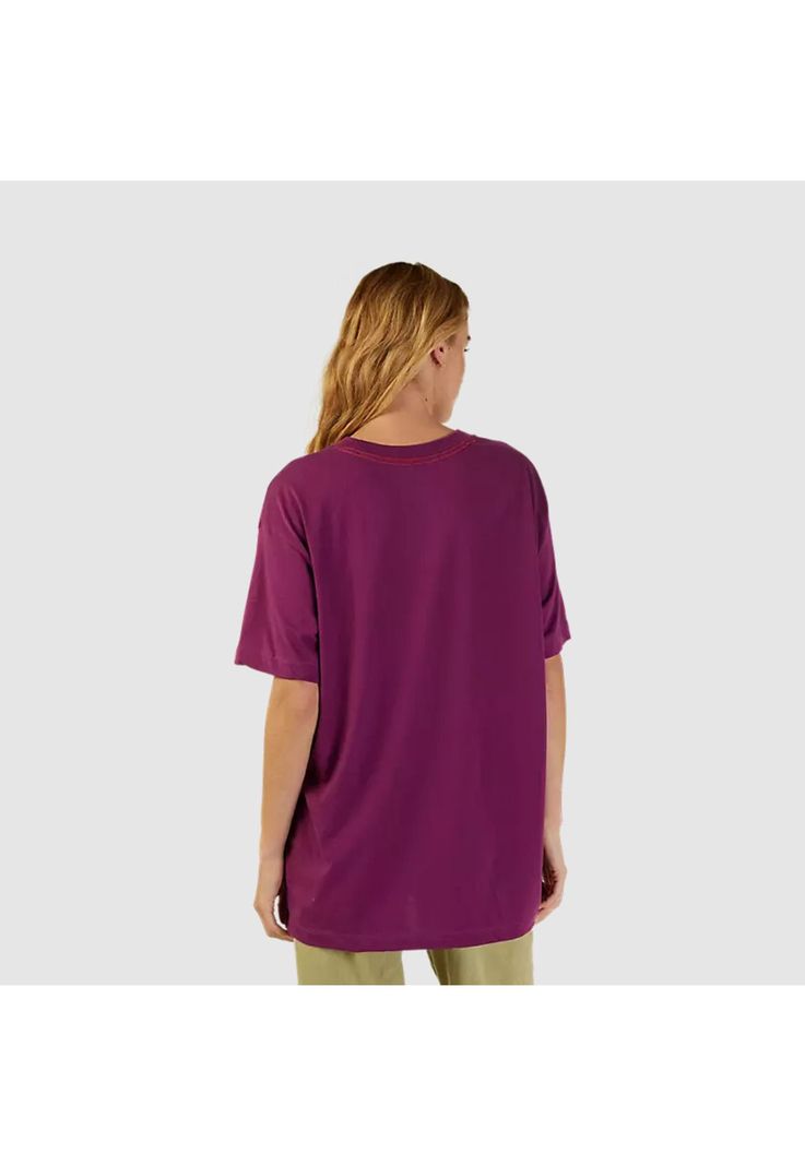 Polera Lifestyle Mujer Withered Burdeo Fox-1
