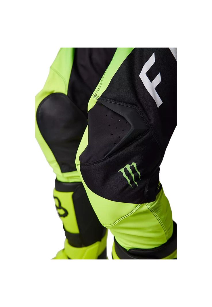 Pantalon Moto 180 Monster Negro/Verde Fox-4