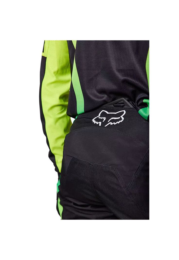 Pantalon Moto 180 Monster Negro/Verde Fox-5