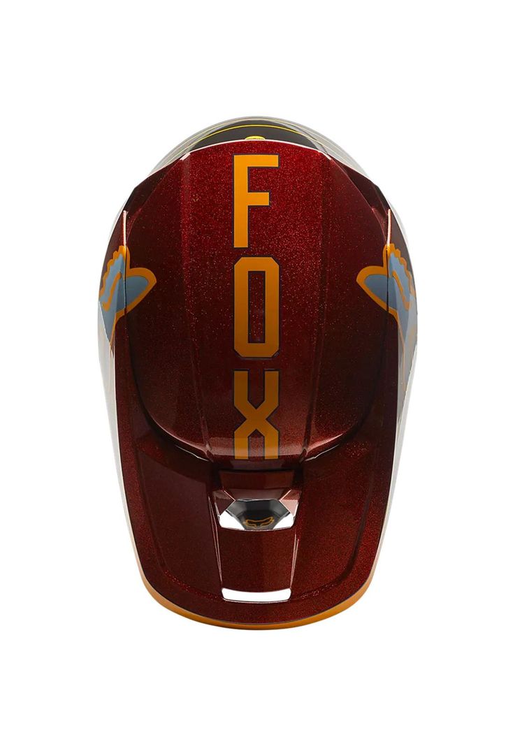 Casco Moto Niño V1 CNTRO Naranjo Fox-2
