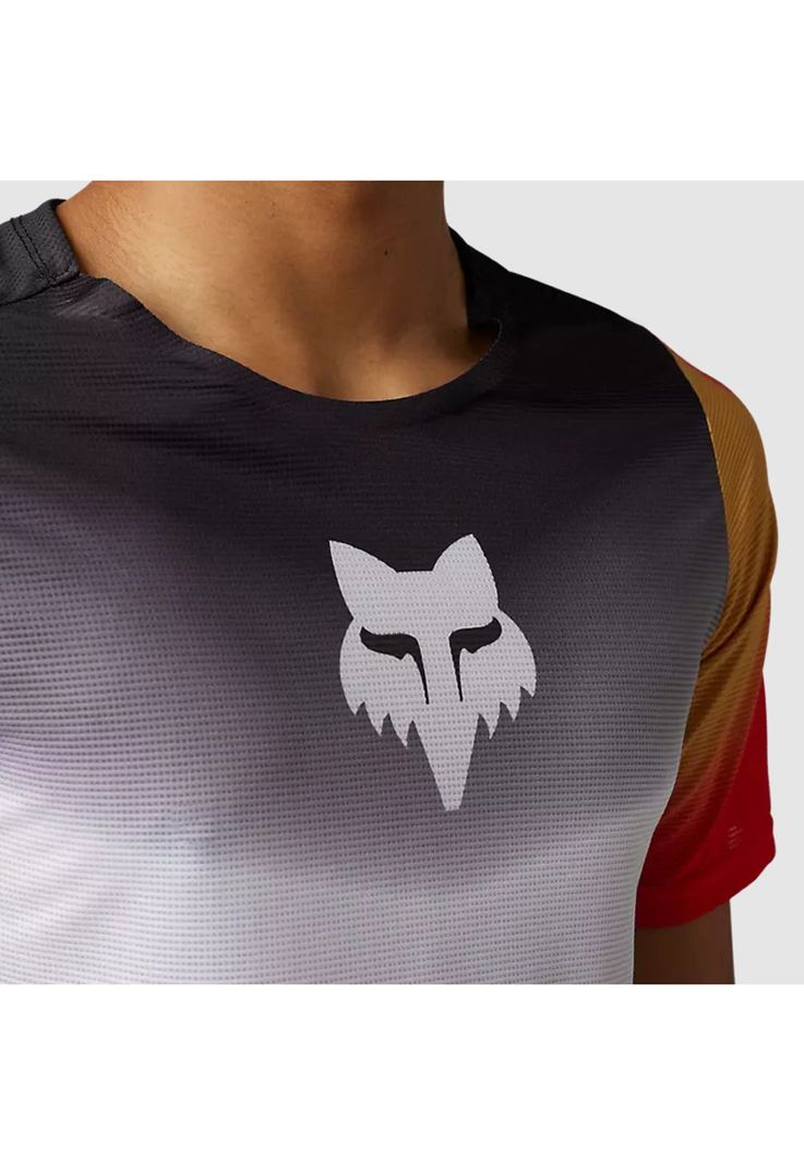Polera Bicicleta Flexair Novah Negro/Blanco Fox-3