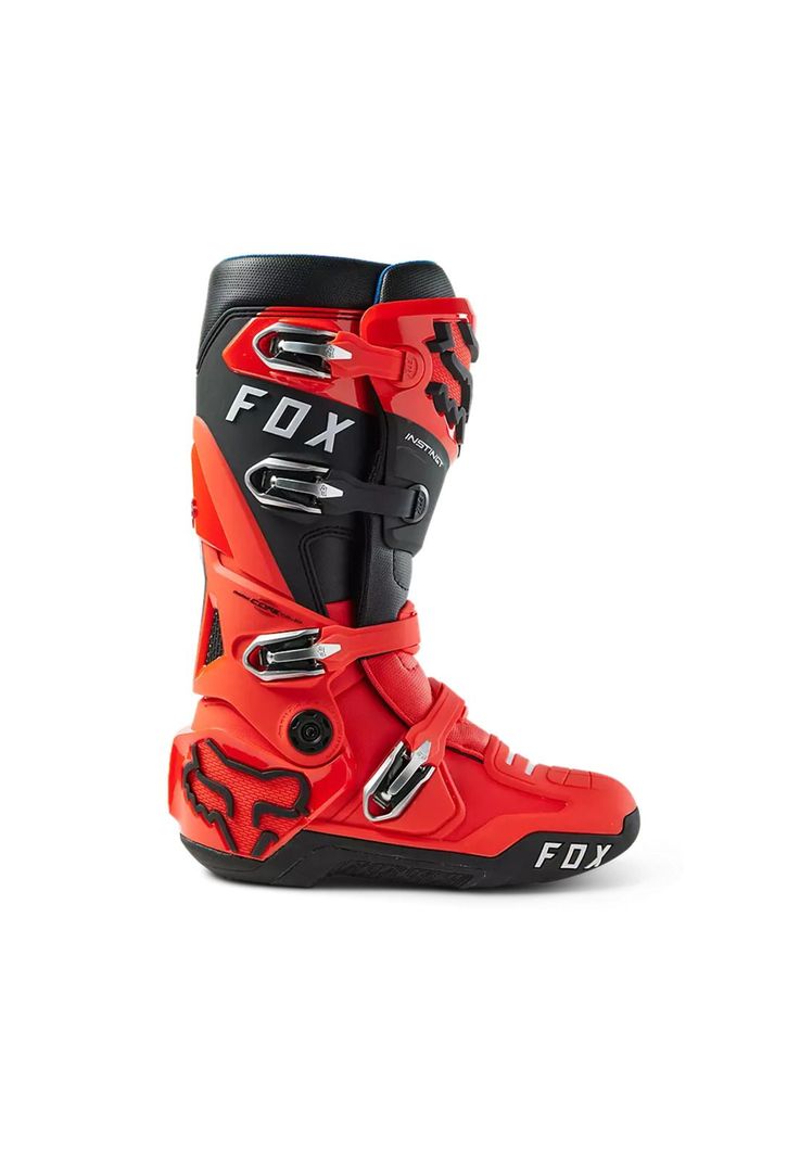 Botas Moto Instinct Rojo Fox-1