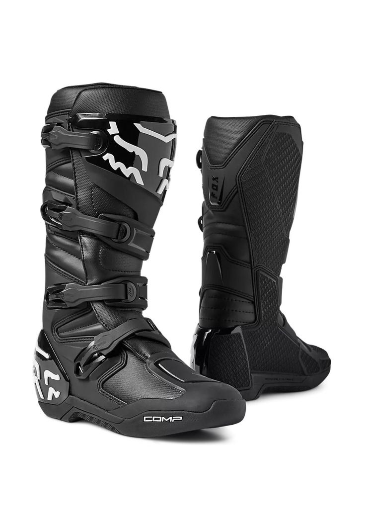 Botas Moto Comp Negro Fox-0