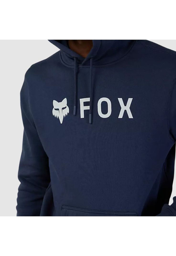Poleron Lifestyle Canguro Absolute Azul Marino Fox-4