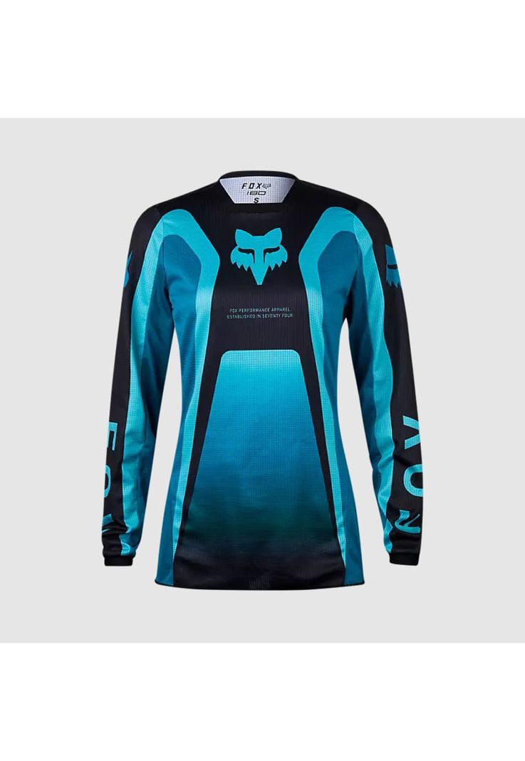 Polera Moto Mujer 180 Ballast Celeste Fox-0