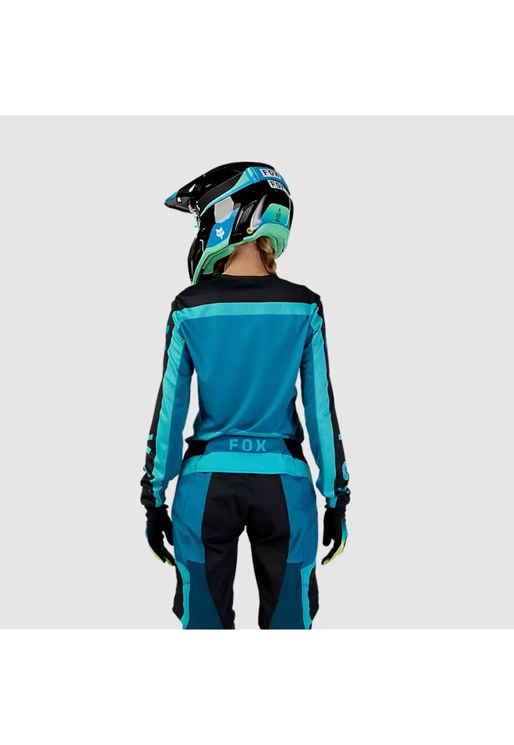 Polera Moto Mujer 180 Ballast Celeste Fox-2