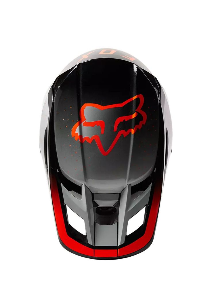 Casco Moto V2 Vizen Naranjo Fox-3