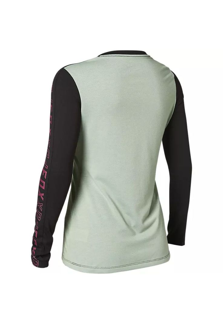 Polera Bicicleta Mujer Ranger Drirelease Manga Larga Gris Fox-1