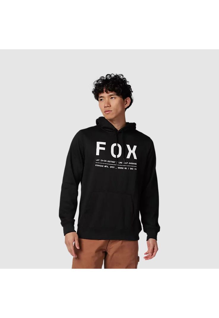 Poleron Lifestyle Canguro Non Stop Negro Fox-0