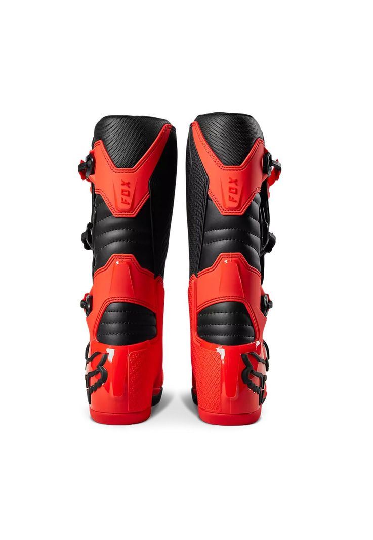 Botas Moto Comp Rojo Fox-4