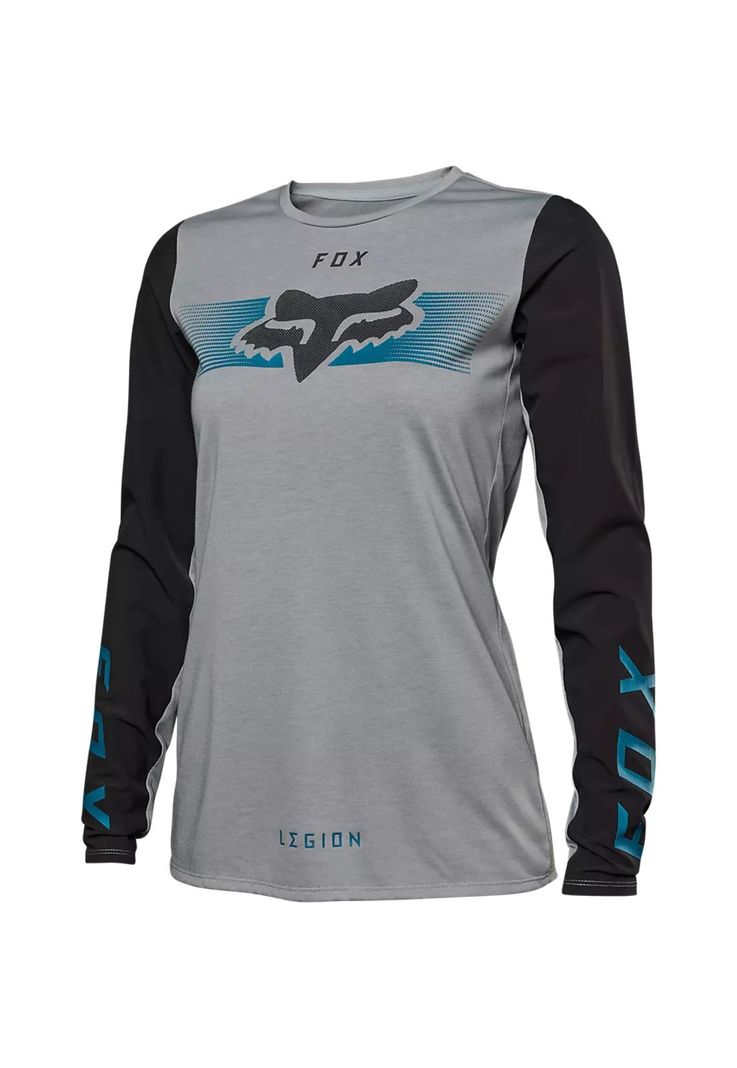 Polera Moto Mujer Ranger Off Road Gris Fox-2