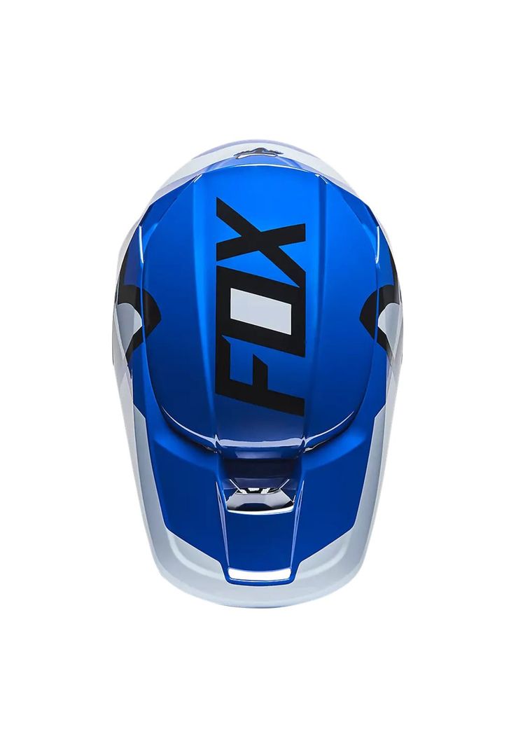 Casco Moto Niño V1 Lux Azul Fox-2