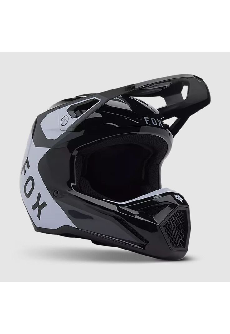 Casco Moto Niño V1 Lean Negro Fox-0