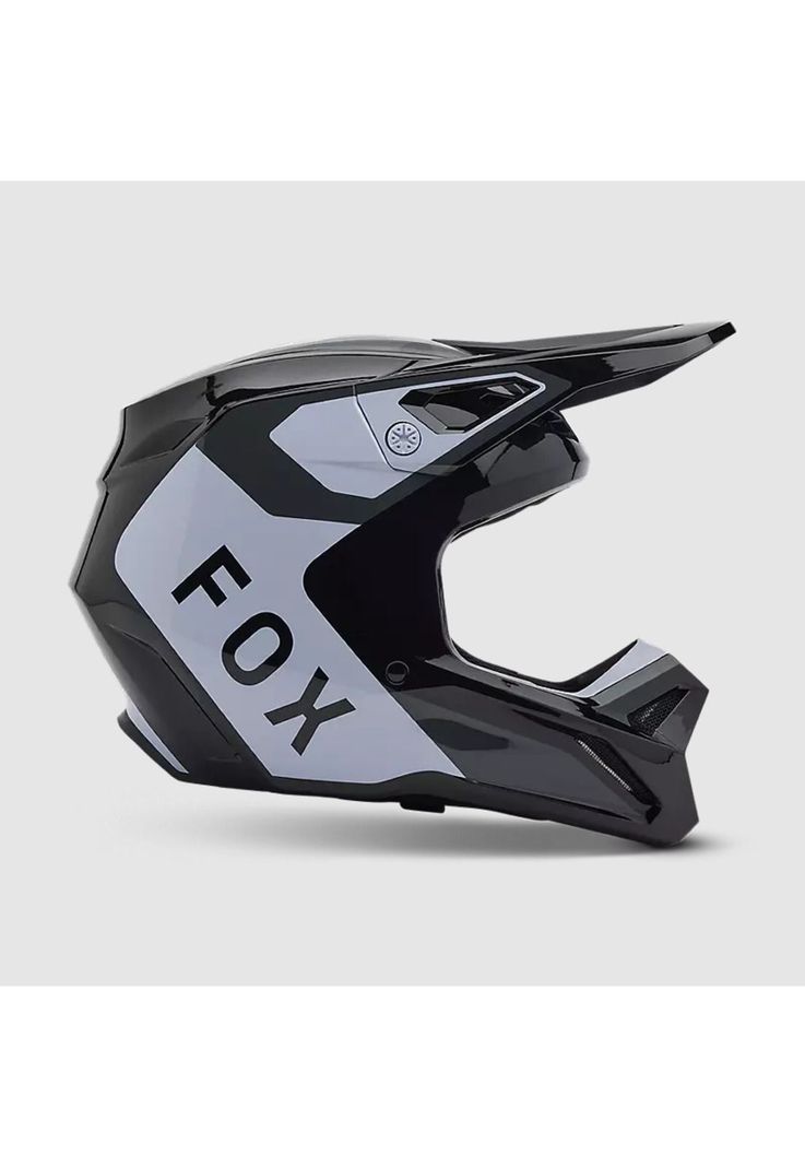 Casco Moto Niño V1 Lean Negro Fox-1