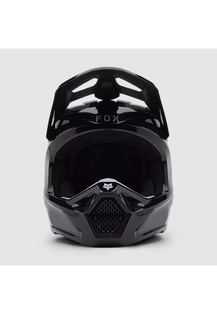 Casco Moto Niño V1 Lean Negro Fox-2
