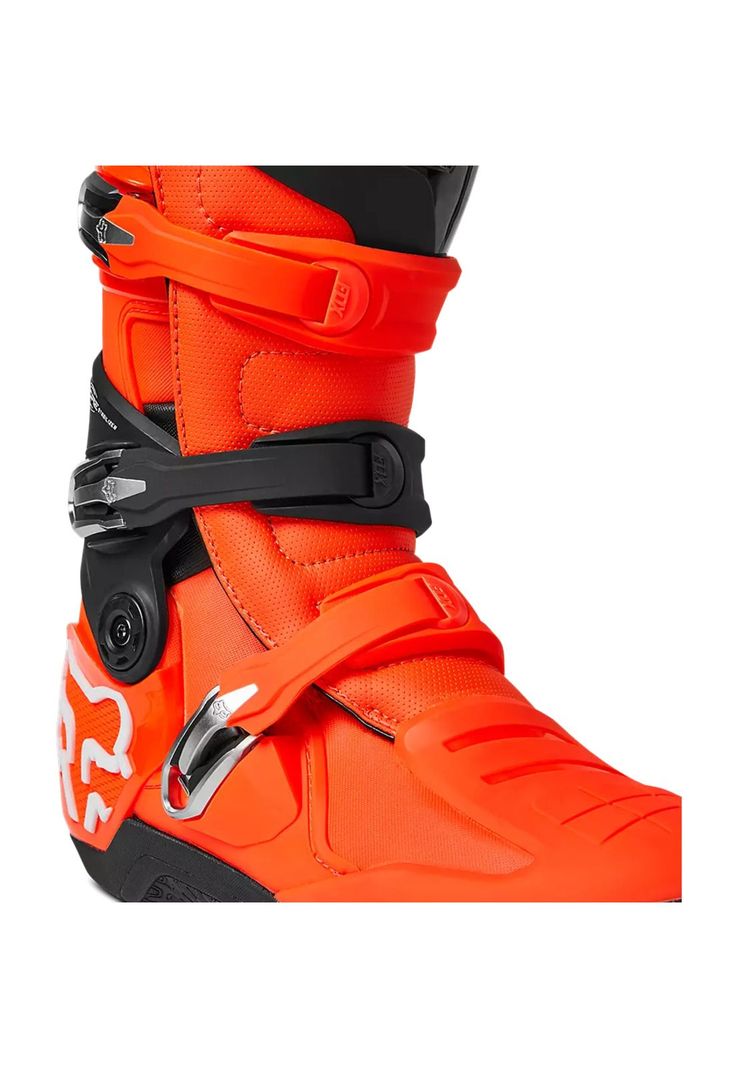 Botas Moto Motion Naranja Fox-6