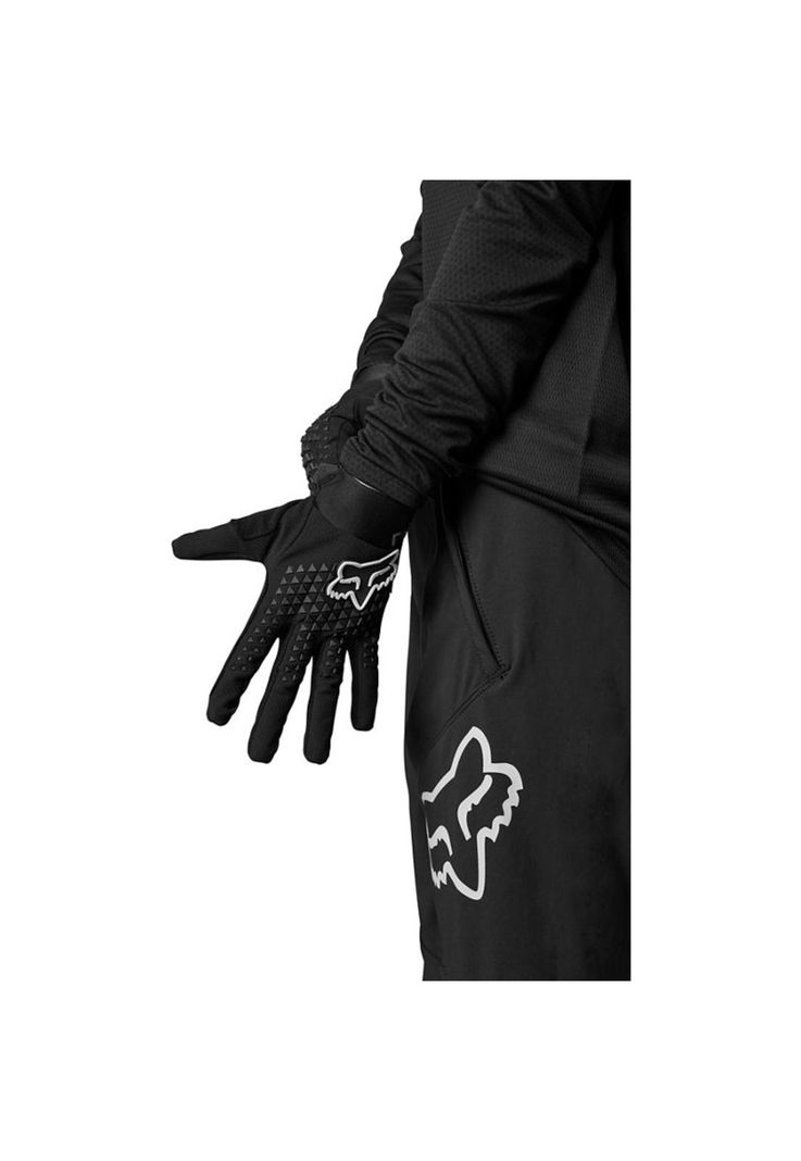 Guantes Bicicleta Mujer Defend Negro Fox-0