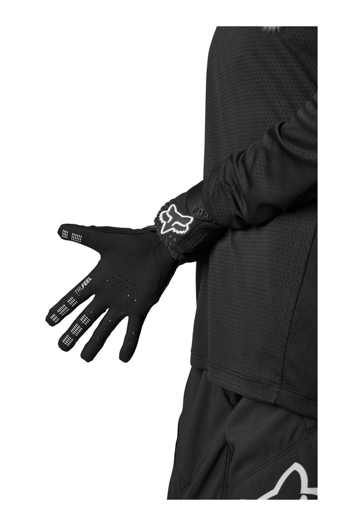 Guantes Bicicleta Mujer Defend Negro Fox-1