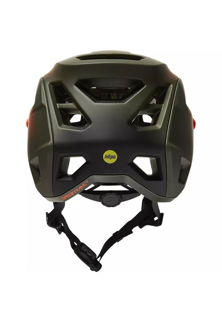 Casco Bicicleta Speedframe Pro Fade Verde/Naranjo Fox-3