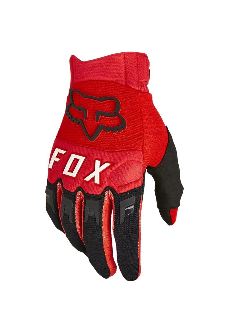 Guantes Bicicleta Dirtpaw Rojo Fox-0