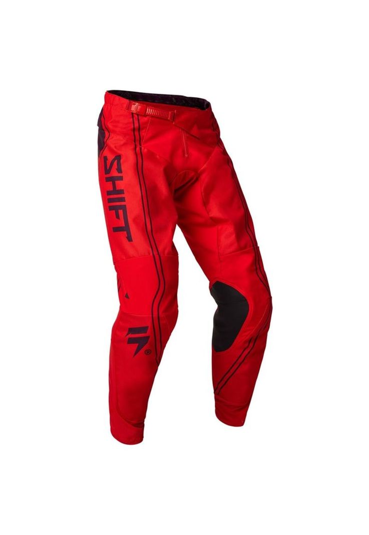 Pantalon Moto Black Label Qwik Rojo Shift-0