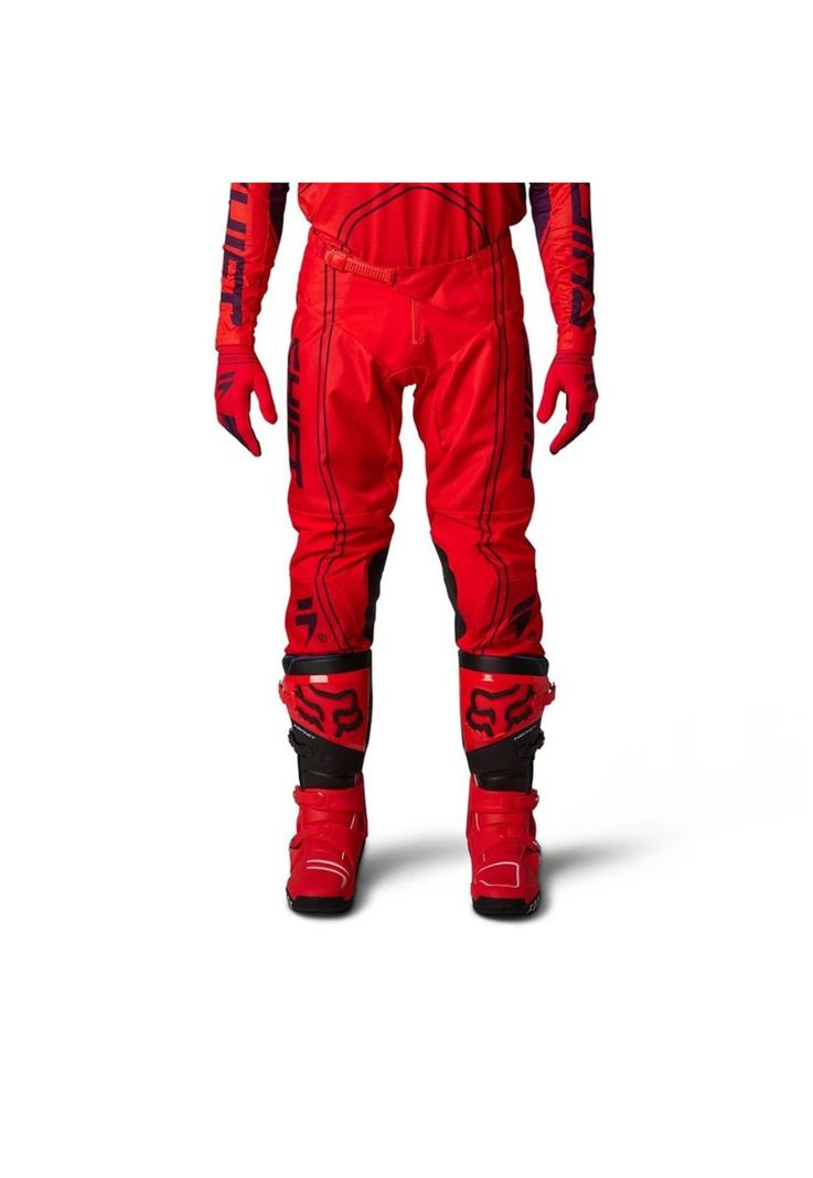 Pantalon Moto Black Label Qwik Rojo Shift-1