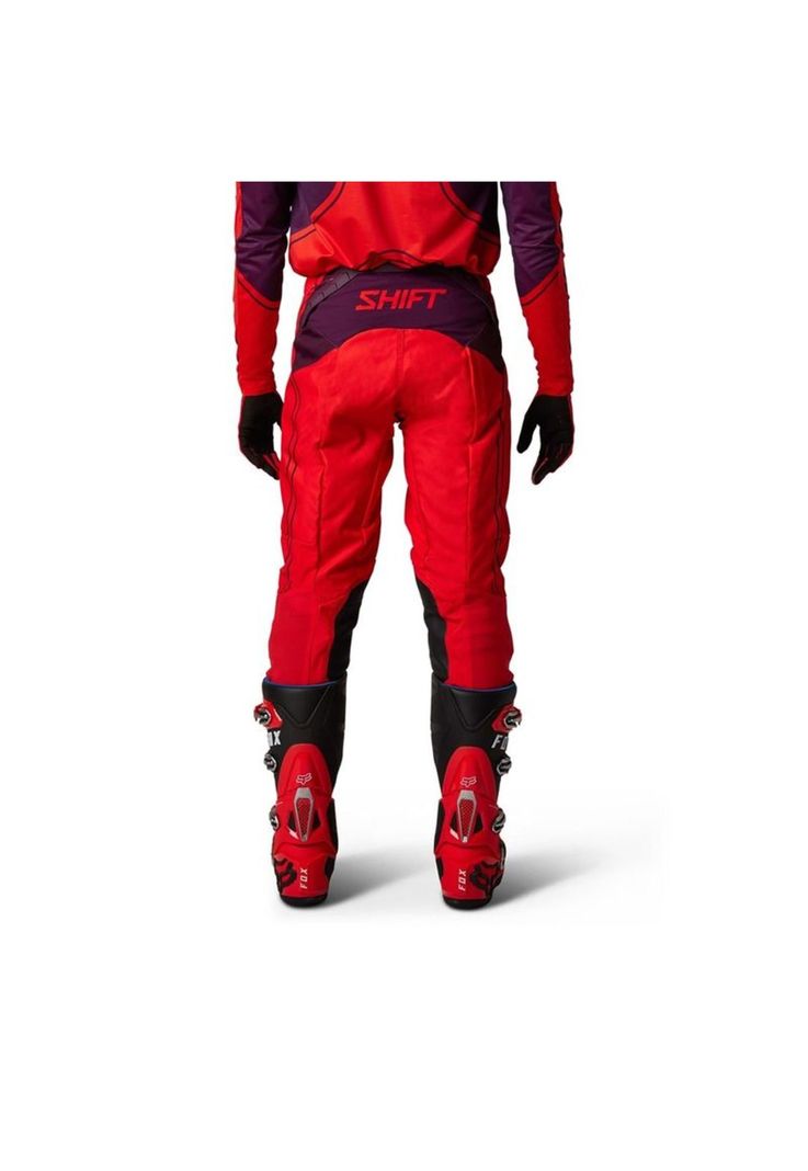 Pantalon Moto Black Label Qwik Rojo Shift-2