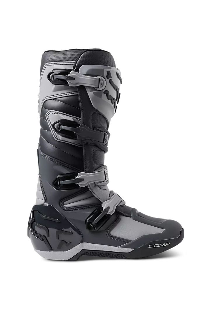 Botas Moto Comp Gris Fox-1