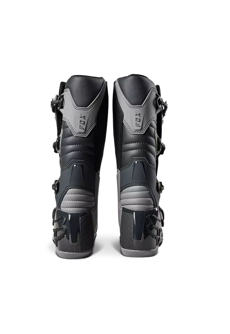 Botas Moto Comp Gris Fox-4
