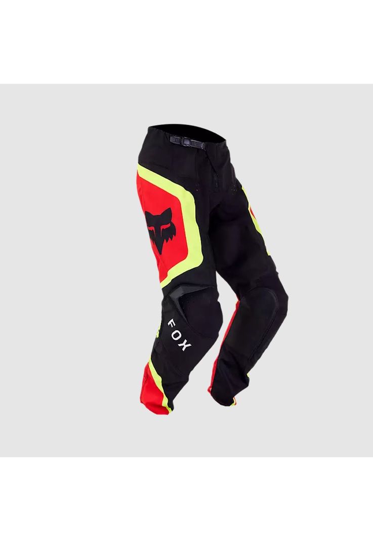 Pantalon Moto 180 Ballast Rojo/Amarillo Fox-0