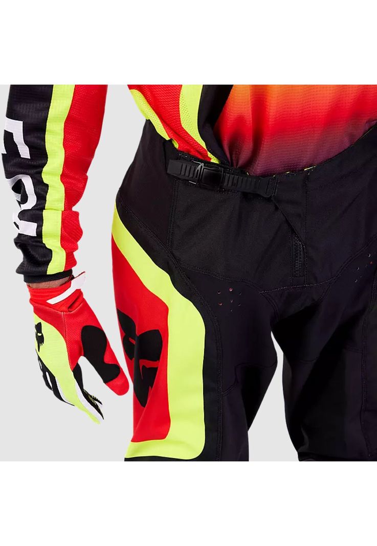 Pantalon Moto 180 Ballast Rojo/Amarillo Fox-6